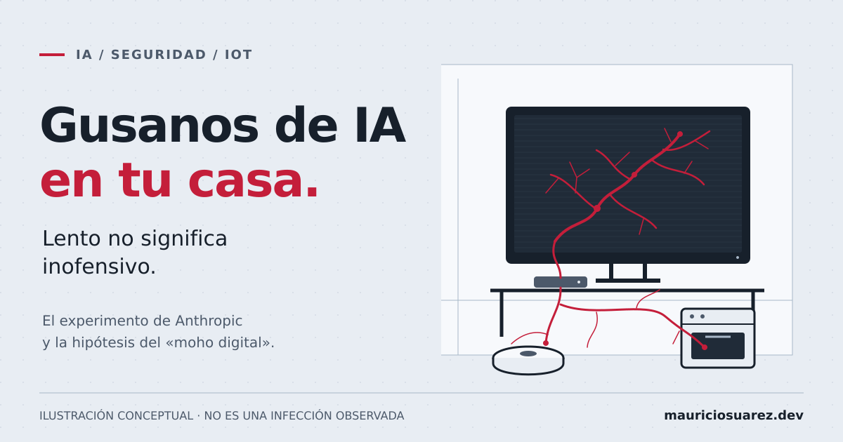 Gusanos de IA en tu casa: lento no significa inofensivo